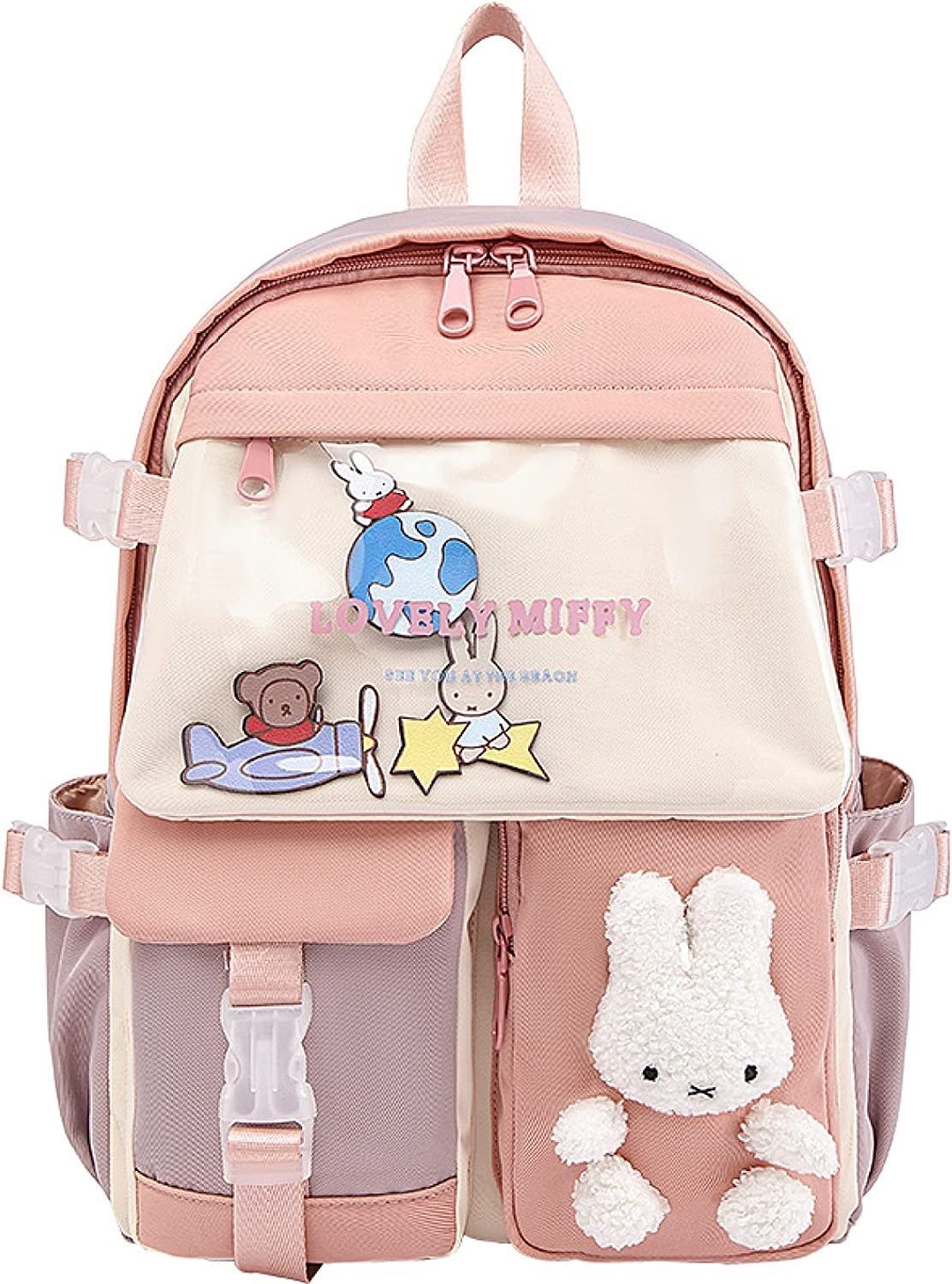 新品　ミッフィー　miffy　大容量　リュック　通勤　バックパック　レディース lvmf-r.jpg